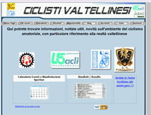 Tablet Screenshot of ciclistivaltellinesi.it